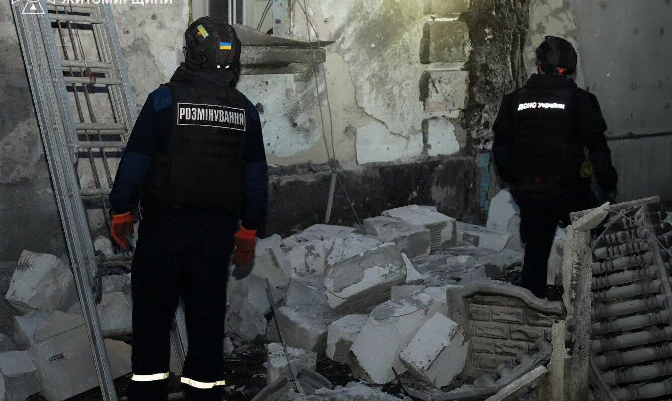 Ворожі атаки на Житомирщину травмовано 9 людей, пошкоджені будинки, знеструмлено понад 900 населених пунктів