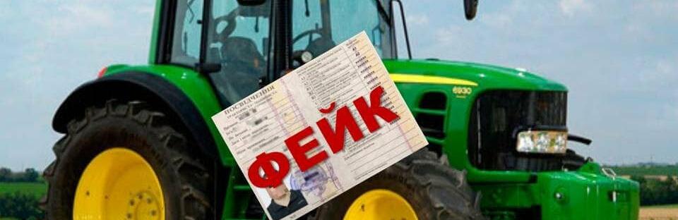 У громаді на Звягельщині поліцейські виявили підроблене посвідчення у керманича трактора