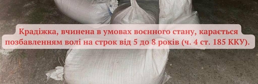 Мешканцю Звягельщини, що викрав міндобрива з місця роботи, загрожує від 5 до 8 років позбавлення волі