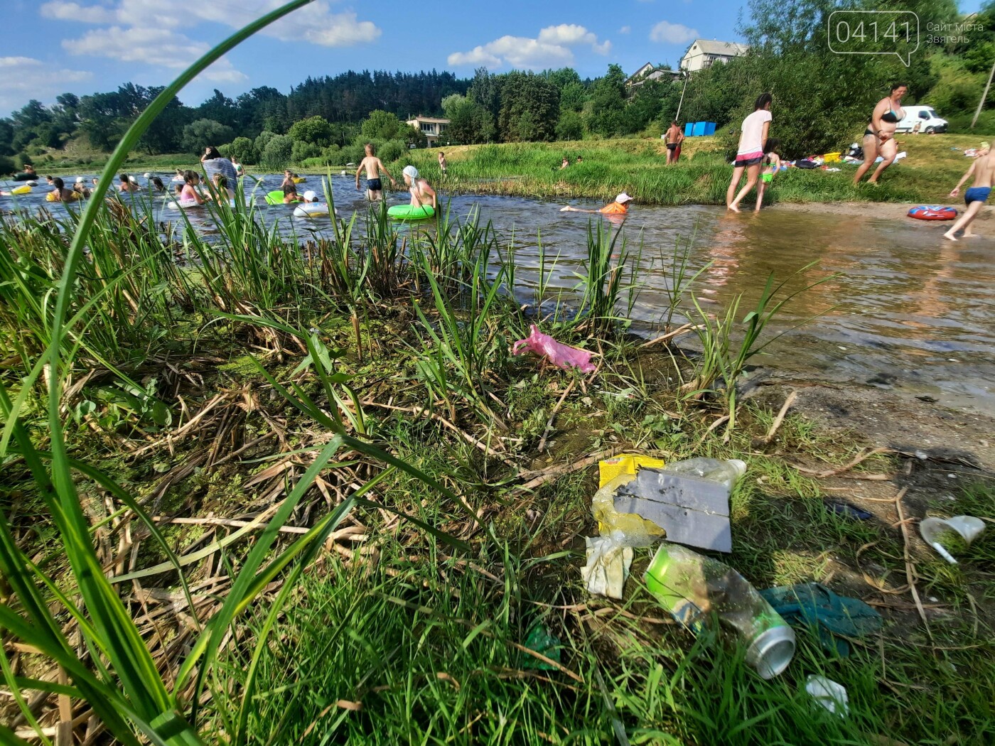 Новоград-волинці скаржаться на брудний центральний пляж (Ф..., фото-5 Новоград-волинці скаржаться на брудний центральний пляж (ФОТО), фото-5