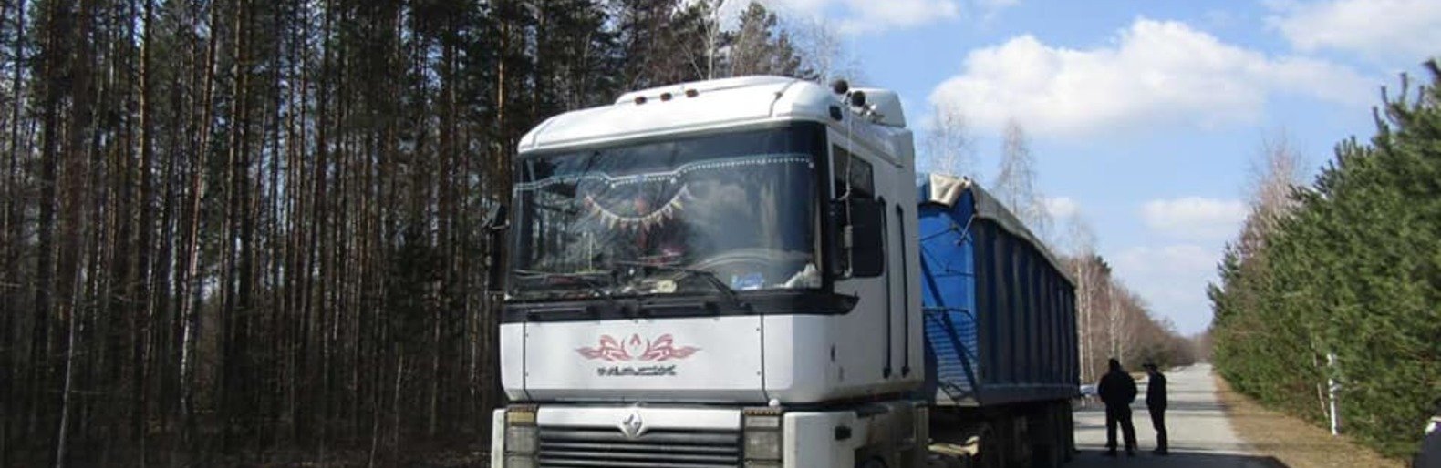 На Новоград-Волинщині затримали вантажівку з деревиною без документів