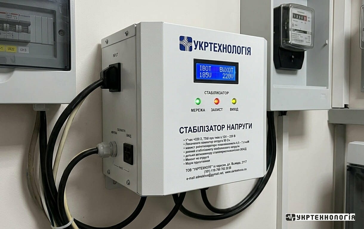 Стабілізатори напруги Укртехнологія: ключові фактори Стабілізатори напруги Укртехнологія: ключові фактори