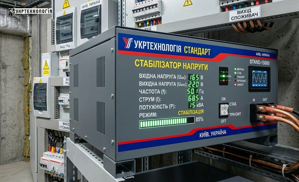Укртехнологія Стандарт: переваги пристрою стабілізації Укртехнологія Стандарт: переваги пристрою стабілізації